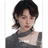 Sweet and cool, Thorn Cross series, unique personality, high-end, niche fashion necklaces, earrings and rings for women details Picture